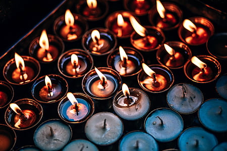 tealight candles are lit thumbnail