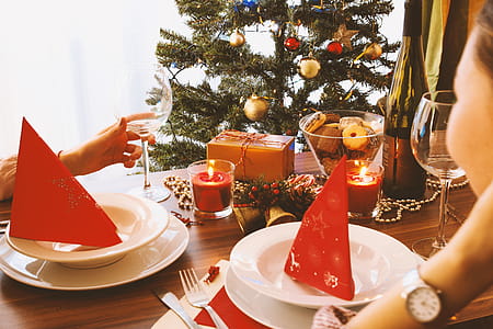 Christmas Family Dinner Table Concept thumbnail