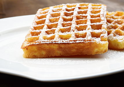 baked pancaked serve in white plate thumbnail