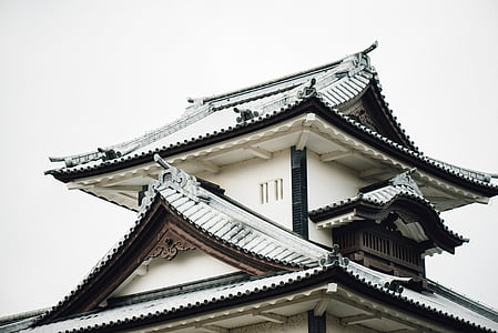 white and black pagoda temple during daytime thumbnail