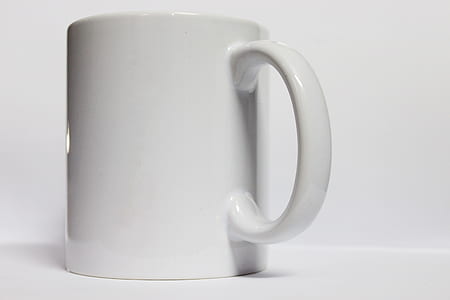 closeup photo of white mug thumbnail