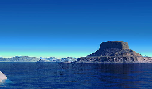 landscape photo of isles surrounded by sea thumbnail