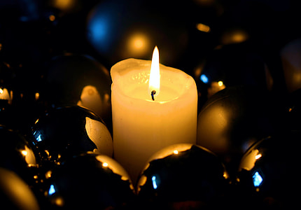 lighted Pillar candle thumbnail