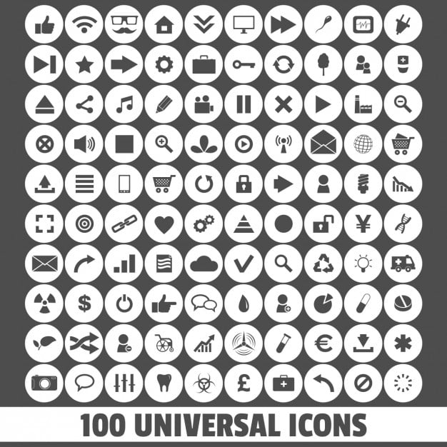 Universal icons eps file