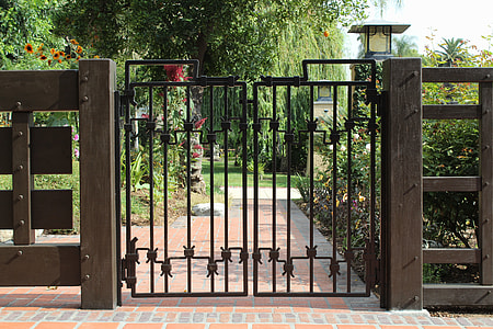 closed steel gate thumbnail