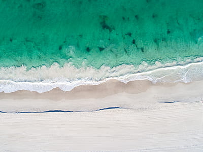 aerial photo of seashore thumbnail