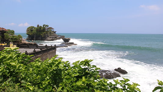 high angle photo of beach thumbnail