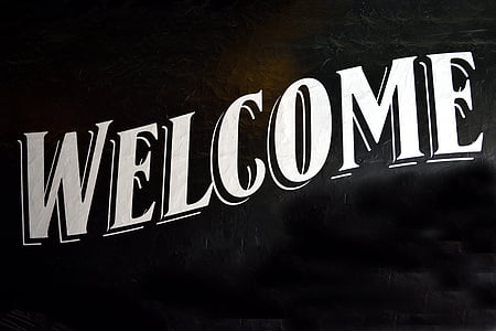 Welcome text illustration thumbnail
