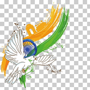 Indian Independence Day Poster Illustration, dove India Independence Day, flying dove illustration PNG clipart