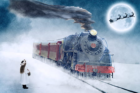 black and red steam train painting thumbnail