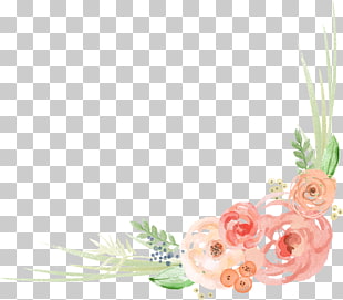 Floral design Flower Watercolor painting, Watercolor Lace angle, pink and green floral illustration PNG clipart