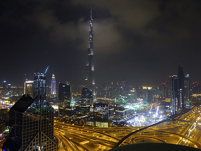 aerial photography of cityscape with lights thumbnail