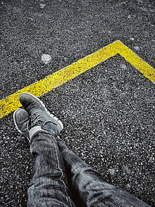 person's feet on the ground thumbnail