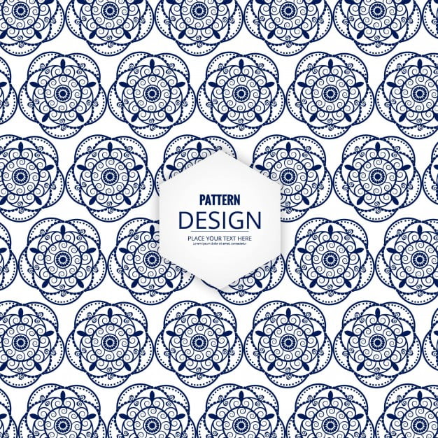 Pretty mandalas decorative pattern eps file
