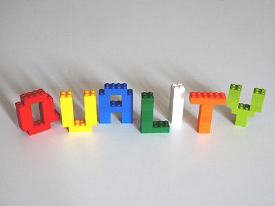 assorted-color quality plastic blocks on white surface thumbnail