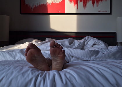 feet, sleeping, sleep, bed, bedroom, indoors thumbnail