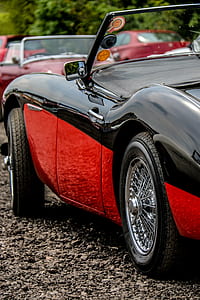 black and red car thumbnail