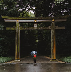 person standing in front of an arc thumbnail