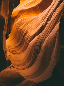 close up photography of brown antelope canyon thumbnail