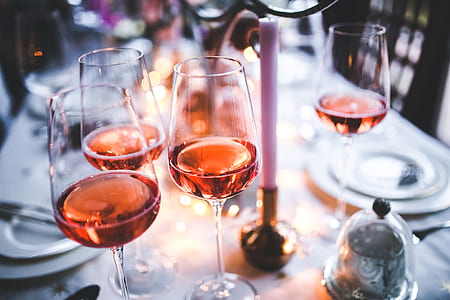 Glasses of Rose Wine thumbnail