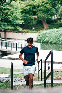 man running on staircase thumbnail