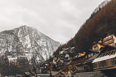 houses on mountain during daytime thumbnail