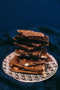 Close up a nut chocolate bar thumbnail