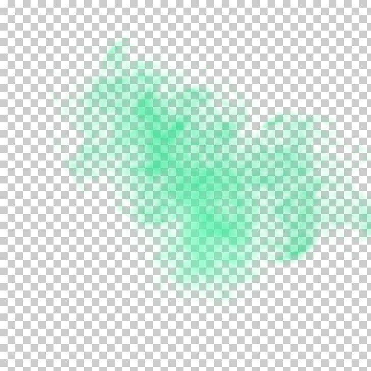 Green Colored smoke Fog, Bluish green light fog; light fog gas, blue aura PNG clipart