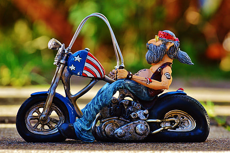 blue motorcycle decor thumbnail