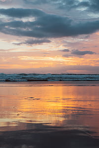 photo of body of water during golden hour thumbnail