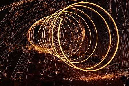 Steel Wool Photography during Night thumbnail