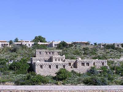 Park buildings and infrastructure at Carlsbad Caverns National Park, New Mexico thumbnail
