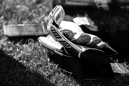 grayscale white and black gloves thumbnail