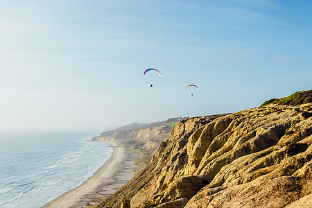 two person doing paragliding during daytime thumbnail
