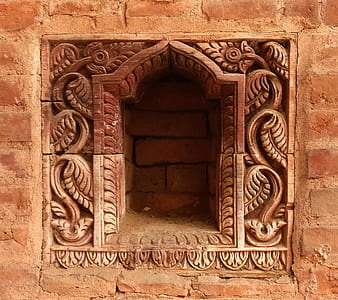 focus photo of brown bricks wall thumbnail