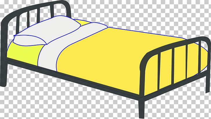 Bedroom Cartoon , single bed PNG clipart