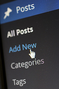 digital device, Add, button, cms, wordpress, content management system thumbnail