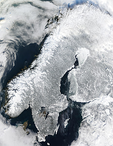 aerial photography of island covered with snow during daytie thumbnail
