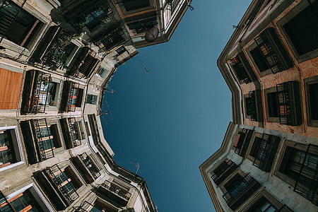 low angle view of high-rise building thumbnail