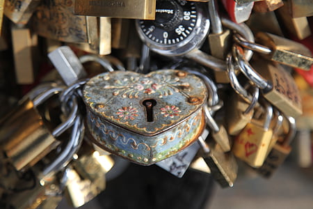 brass-colored padlocks thumbnail