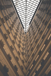 architectural photography of brown building thumbnail