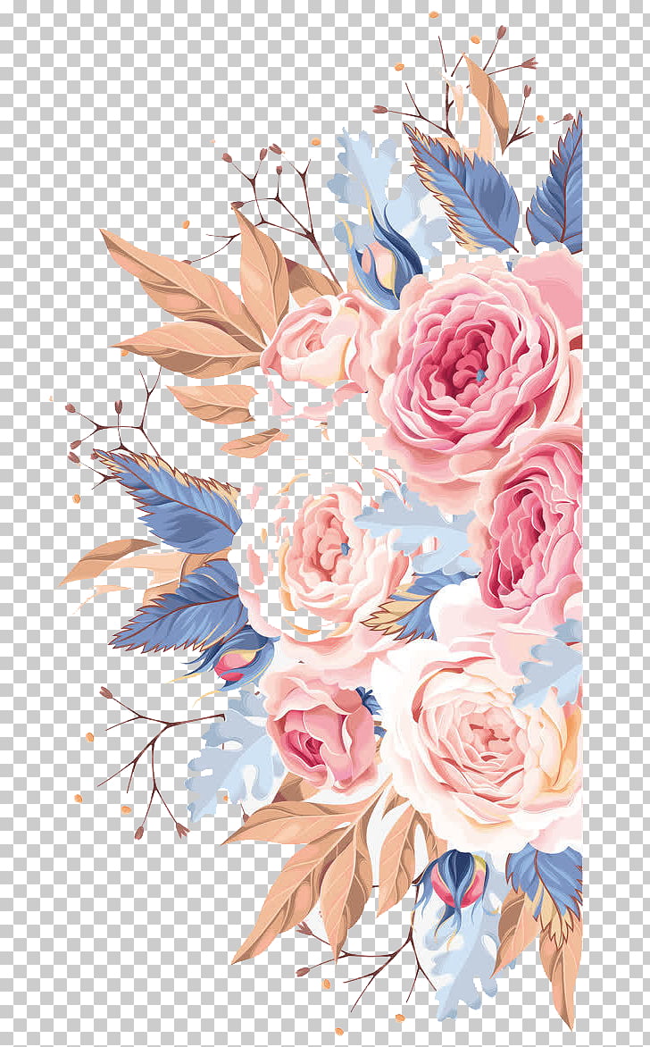Wedding invitation Watercolor painting Flower, Watercolor flowers, multicolored flowers illustration PNG clipart