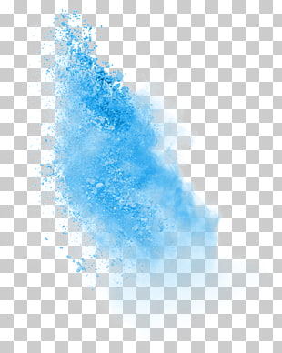 Ink Powder Dust, Blue powder, close-up photo of blue powder PNG clipart