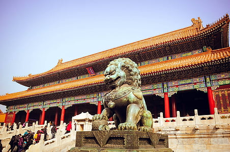 Chinese Guardian Lions statue thumbnail