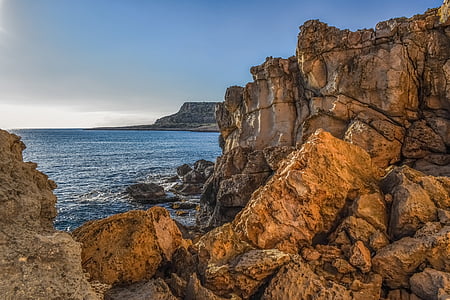 rock formation on seashore thumbnail