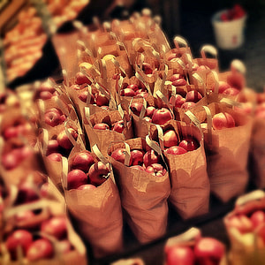 stack of apple on the bag thumbnail