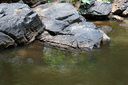 rock on body of water thumbnail