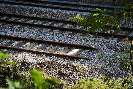 photo of train rails thumbnail