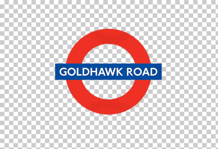 Goldhawk Road Goldhawk Road Text On Blue Rectangle And Red Circle
