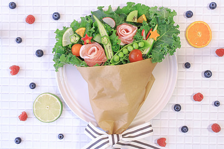 assorted vegetable on white wooden ceramic plate thumbnail